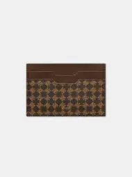 MA QUAD CARD HOLDER - Chocolate(COTTON BLEND,Chocolate)