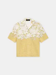 AMIRI GARDEN CAMP SHIRT - Champagne
