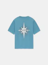 AMIRI STARBURST TEE - Wave Blue(COTTON,Wave Blue)