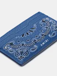 BANDANA CARD HOLDER - Blue(SILK,Blue)