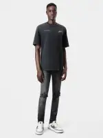 WAXED TONAL MX1 JEAN - Waxed Faded Black(DENIM,Waxed Faded Black)