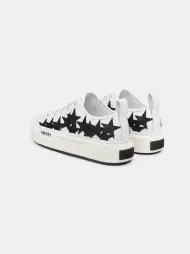 WOMEN - WOMEN'S STARS COURT LOW - WHITE/BLACK(CANVAS,White/Black)