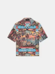 AMIRI JAZZ HIDEAWAY CAMP SHIRT - Multi