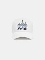 AMIRI STARBURST CANVAS HAT - Ivory