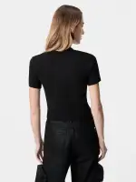 WOMEN - WOMEN'S MA QUAD BABY TEE - Black(COTTON JERSEY,BLACK)