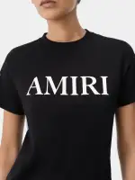 WOMEN - WOMEN'S AMIRI CORE LOGO TEE - Black(COTTON JERSEY,BLACK)