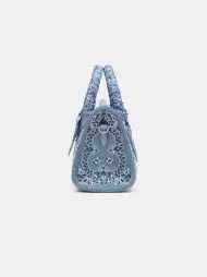 WOMEN -  BANDANA MICRO TRIANGLE BAG - True Blue(COTTON,True Blue)