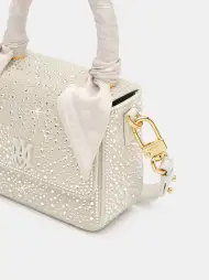 WOMEN - WOMEN'S CRYSTAL MICRO MA BAG - Alabaster(SILK,Alabaster)
