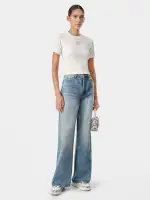 WOMEN - WOMEN'S MA QUAD BABY TEE - Alabaster(COTTON JERSEY,Alabaster)