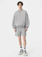 AMIRI OVERSIZED CREW - Grey(COTTON,Grey)