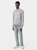 AMIRI ARTS DISTRICT CREW - Grey(EGYPTIAN COTTON,Grey)