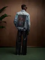 VINTAGE PEGASUS TRUCKER JACKET - Antique Indigo(DENIM,Antique Indigo)