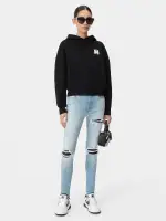 WOMEN - WOMEN'S MA CORE LOGO HOODIE - Black(COTTON,BLACK)