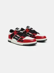 AMIRI SNAKE SKEL-TOP LOW - Red(SILK,Red)