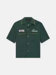 BILLIARDS CLUB CAMP SHIRT - Evergreen