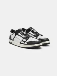 WOMEN - WOMEN'S SKEL-TOP LOW - BLACK/WHITE(SILK,Black/White)