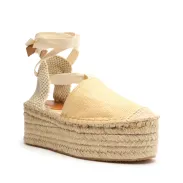 Greeca Casual  Espadrile(5,Pearl Gold)