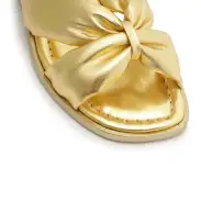 Fairy Flat Sandal(5,Ouro Gold)