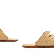 Ivy Raffia Sandal(5,Natural)
