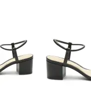 Gimenez Mid Leather Sandal(5,Black)