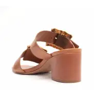 Enola Mid Block Sandal(5,New Wood)