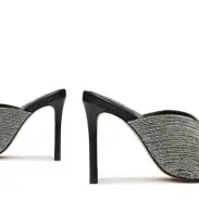 Hattie High Sandal(5,Crystal Black)