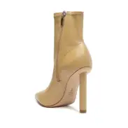 Gia Nappa Leather Bootie(5,Light Beige)