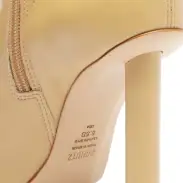 Gia Nappa Leather Bootie(5,Light Beige)