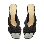 Indy Spandex Sandal(5,Black)