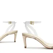 Irina Mid Vinyl Sandal(5,Platina)