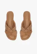 Fairy Flat Sandal(5,Honey Beige)