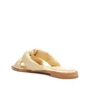 Fairy Casual Leather Sandal(5,Eggshell)