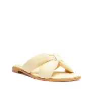 Fairy Casual Leather Sandal(5,Eggshell)