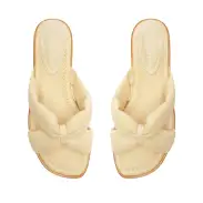 Fairy Casual Leather Sandal(5,Eggshell)