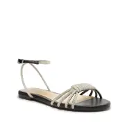 Jewell Casual Nappa Leather Sandal(5,Black)