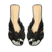 Indy Spandex Sandal(5,Black)