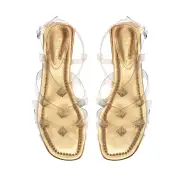 Georgia Sandal(5,Gold)