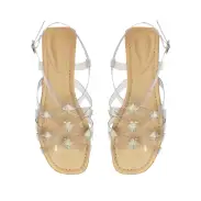 Georgia Sandal(5,Light Beige)