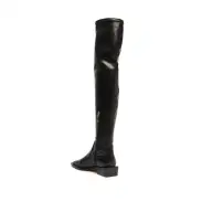 Guily Up Leather Boot(5,Black)