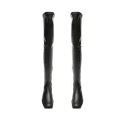 Guily Up Leather Boot(5,Black)