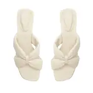 Fairy Mid Nappa Leather Sandal(5,Pearl)
