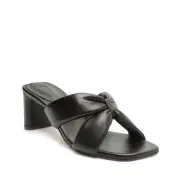 Fairy Mid Nappa Leather Sandal(5,Black)
