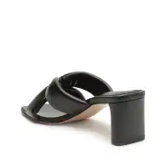Fairy Mid Nappa Leather Sandal(5,Black)