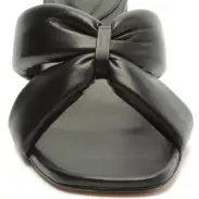Fairy Mid Nappa Leather Sandal(5,Black)