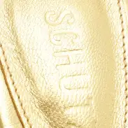 Fairy High Metallic Leather Sandal(5,Gold)