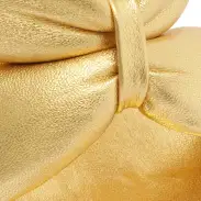 Fairy High Metallic Leather Sandal(5,Gold)
