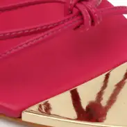 Hana Nappa Leather Sandal(5,Hot Pink)