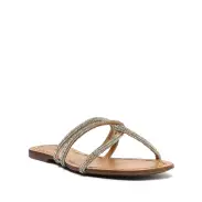 Honey Suede Sandal(5,Beige)