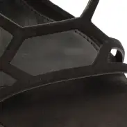 Julianna Suede Sandal(5,Black)