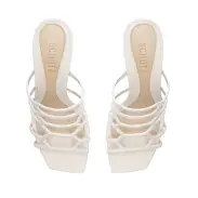 Julianna Weekend Nappa Leather Sandal(5,Pearl)